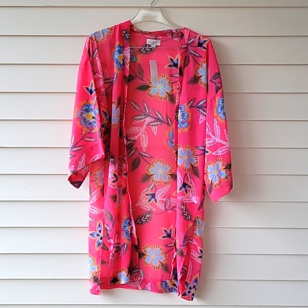 NWT Loft Kimono Cover Up